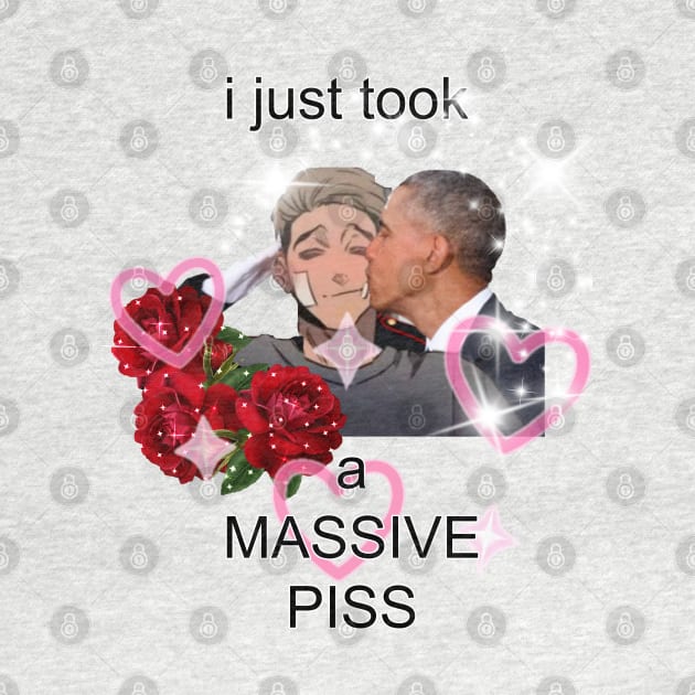 i just took a massive piss obama by InMyMentalEra